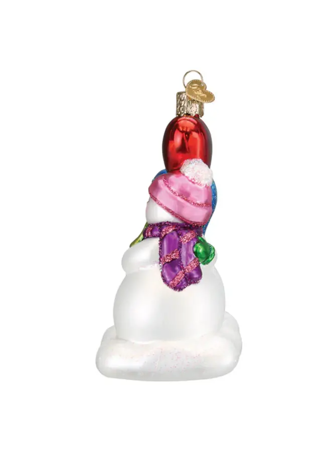 Snow Couples First Christmas Ornament
