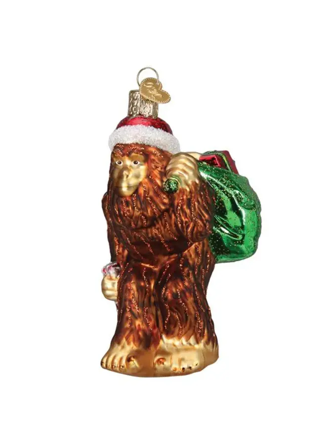 Santa Sasquatch Ornament