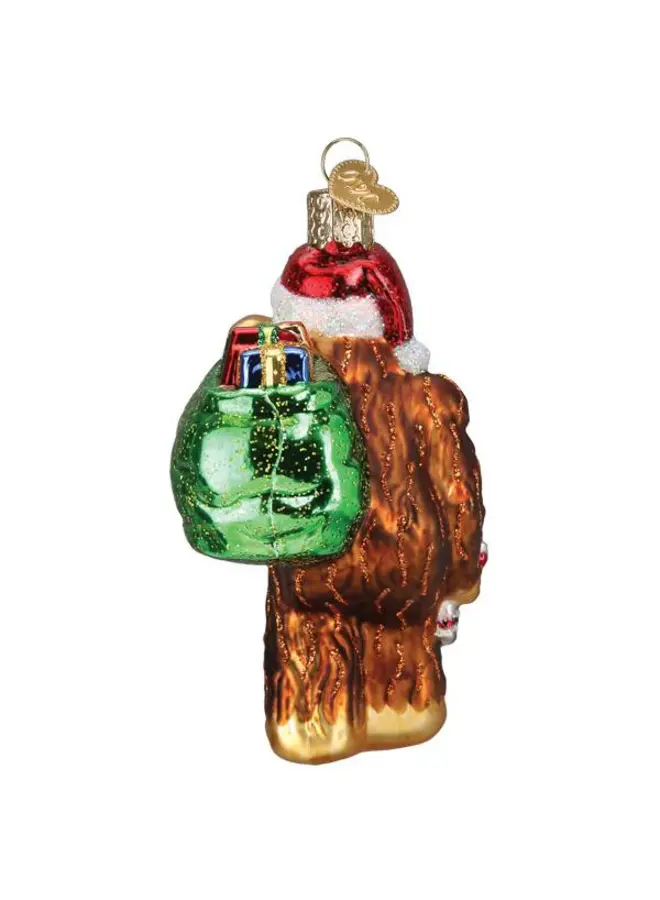 Santa Sasquatch Ornament