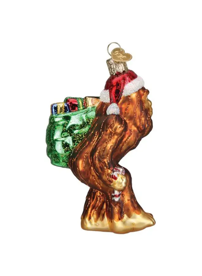 Santa Sasquatch Ornament
