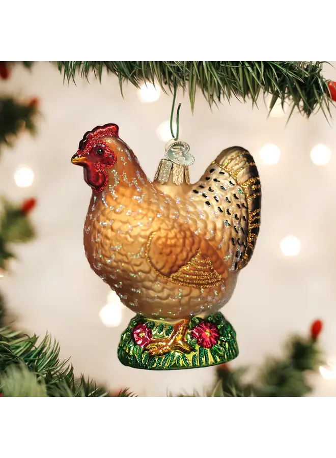 Spring Chicken Ornament