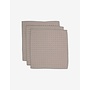 Taupe Waffle Washcloth Set