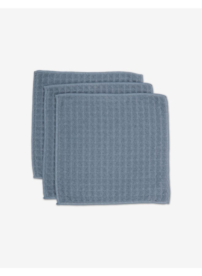 Sky Waffle Washcloth Set