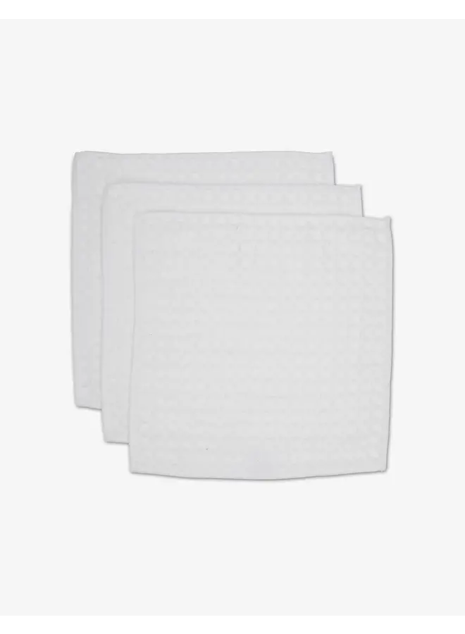 Cloud Waffle Washcloth Set