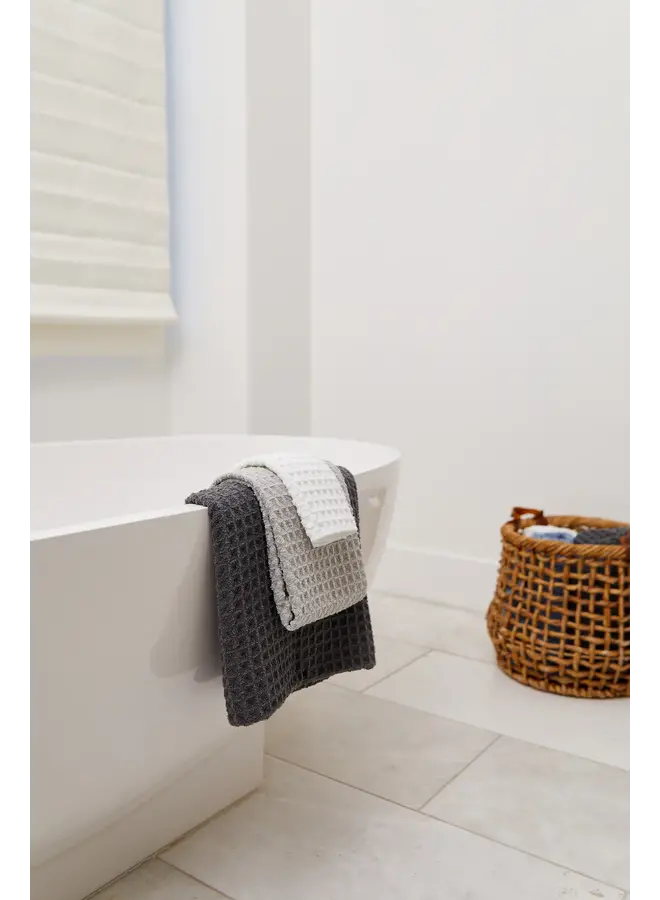 Cloud Waffle Washcloth Set