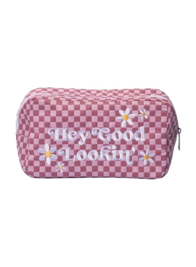 Hey Good Lookin' Checkered Bag