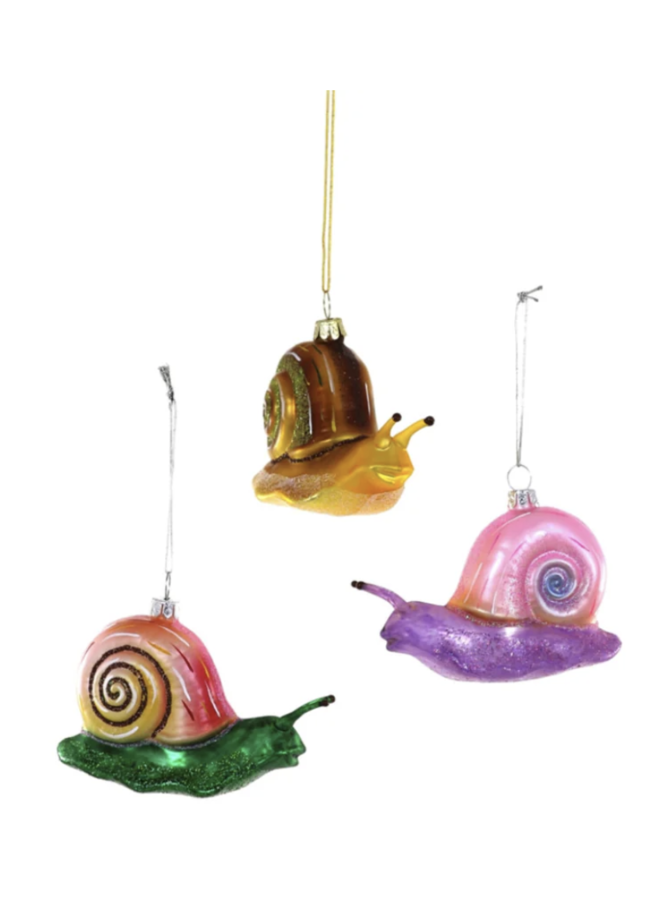 Fern Snail Ornament