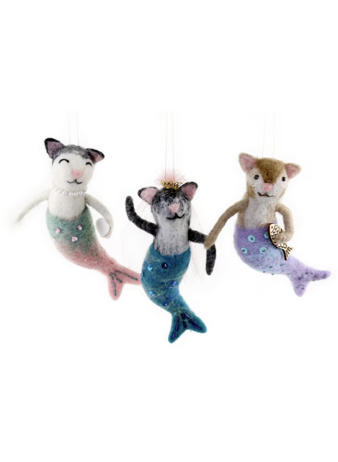 Purr-Maid Ornament -