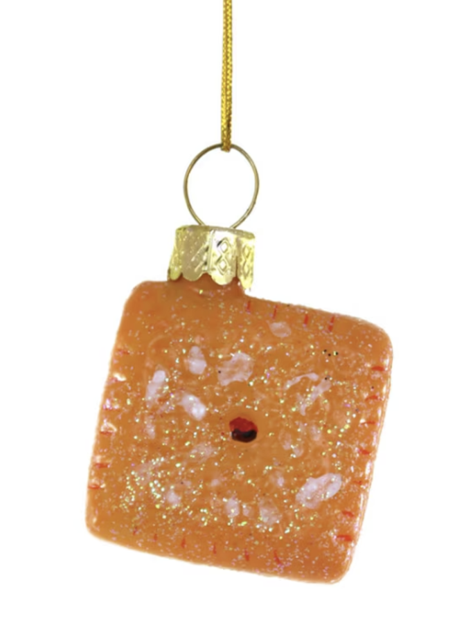 Cheesy Cracker Ornament