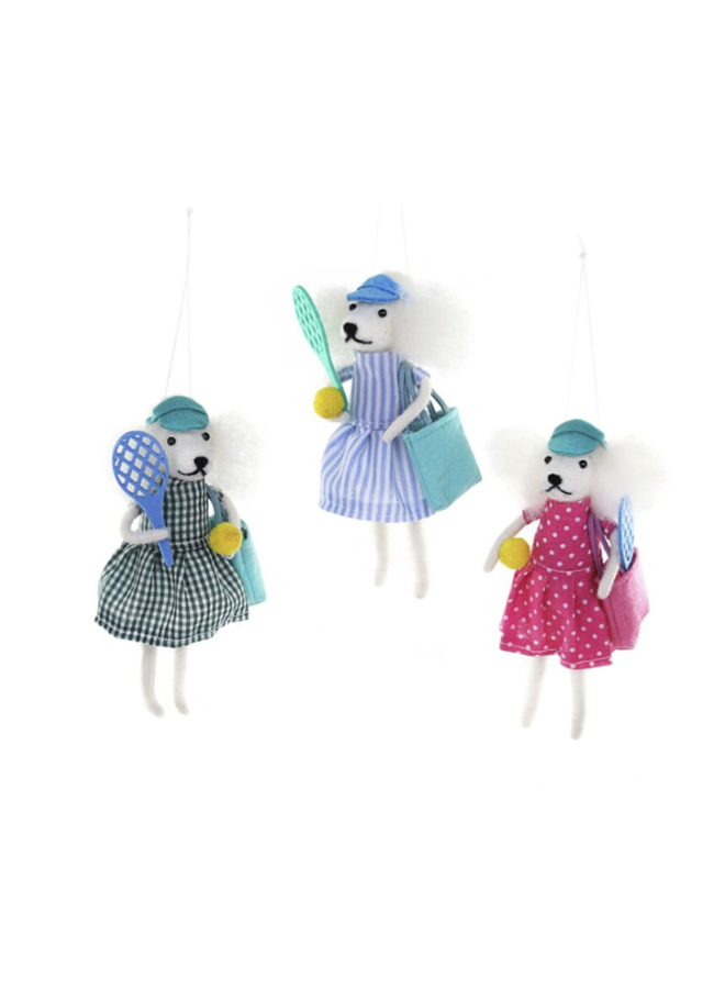 Tennis Player Ornament -