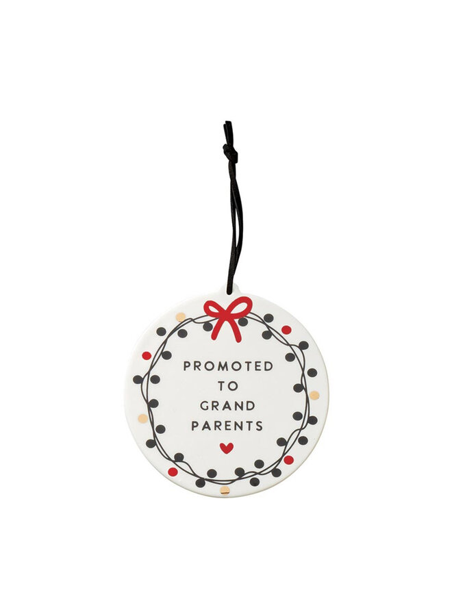 Promoted to Grandparents Ornament