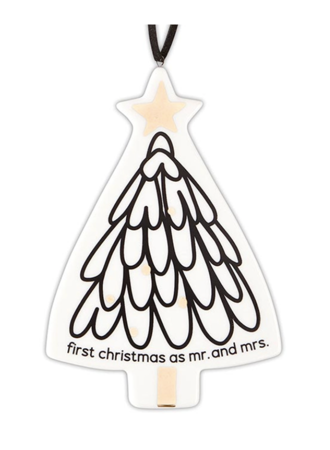 Mr. & Mrs. First Christmas Ornament