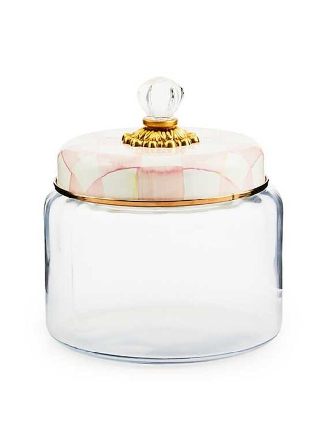 Rosy  Check Medium Kitchen Canister