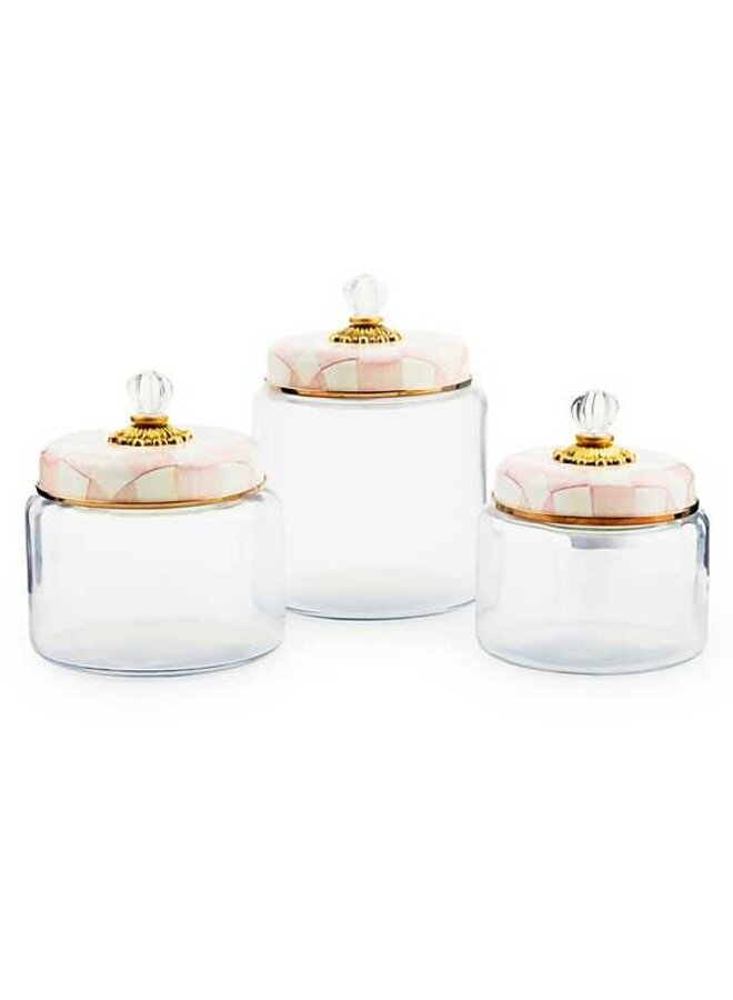 Rosy  Check Medium Kitchen Canister
