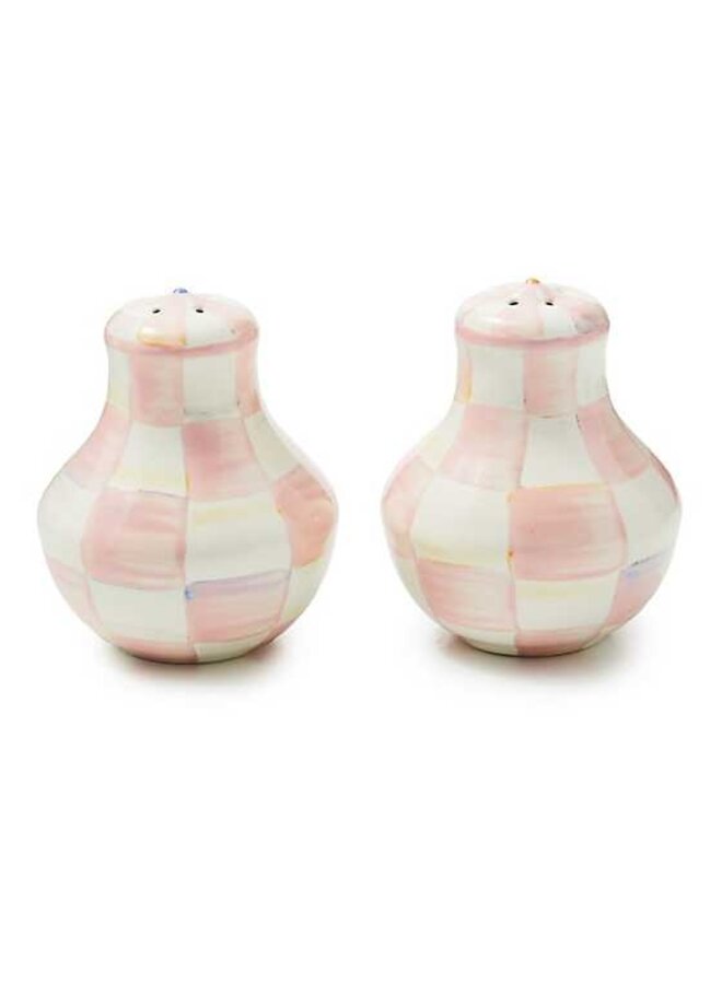 Rosy Check Salt & Pepper Shakers
