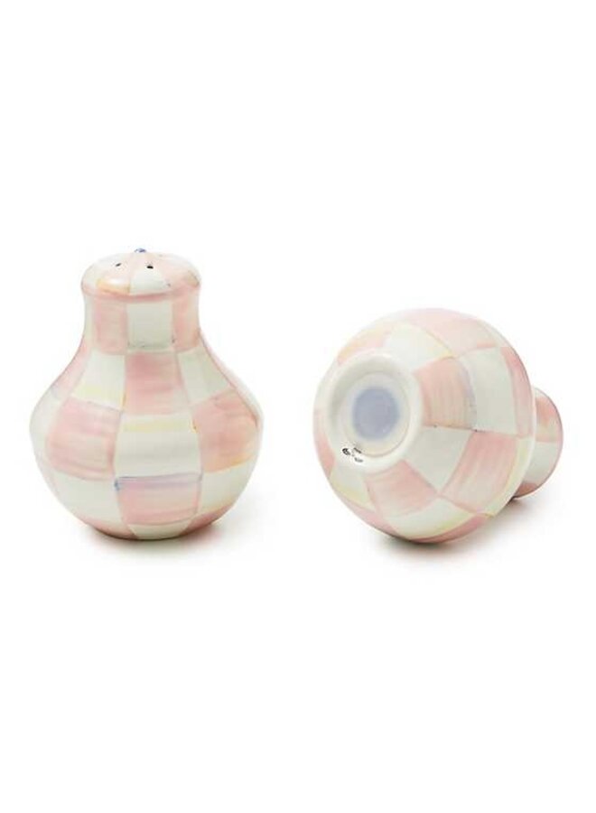 Rosy Check Salt & Pepper Shakers