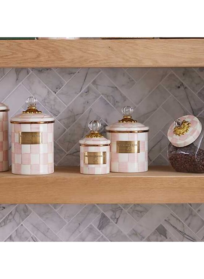 Rosy Check Mini Canister