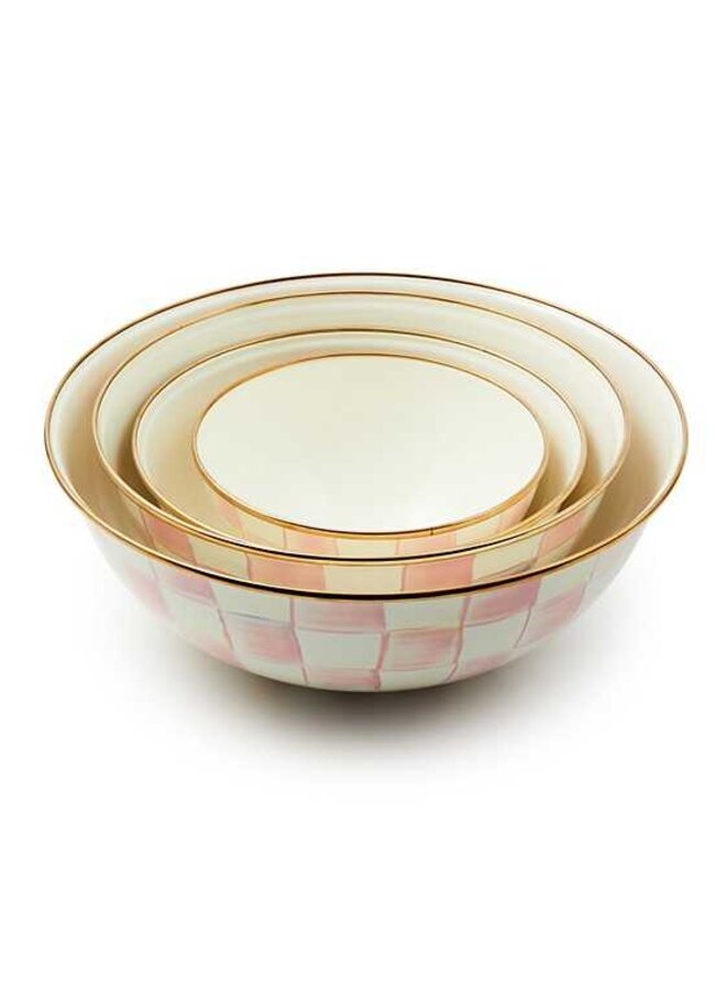 Rosy Check Large Everyday Bowl