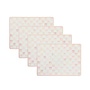Rosy Check Cork Back Placemats, Set of 4