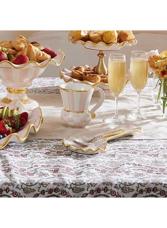 Rosy Check Ceramic Spoon Rest