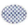 Royal Check Medium Oval Platter