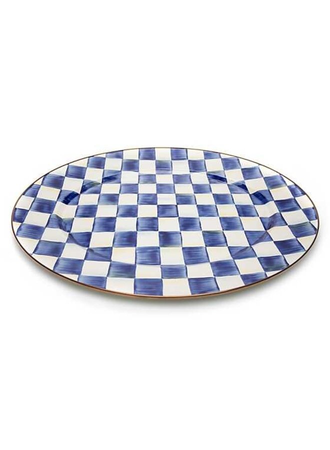 Royal Check Large Oval Platter