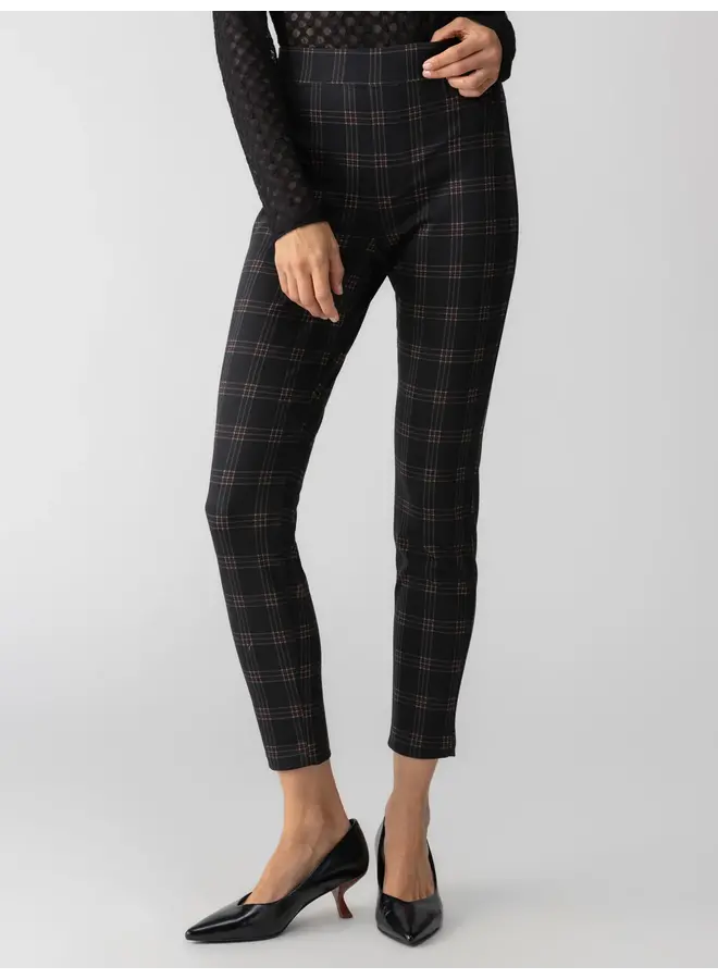 Runway Legging Garnet Plaid