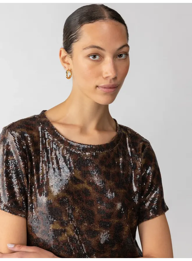 Sequin Perfect Tee Night Spots