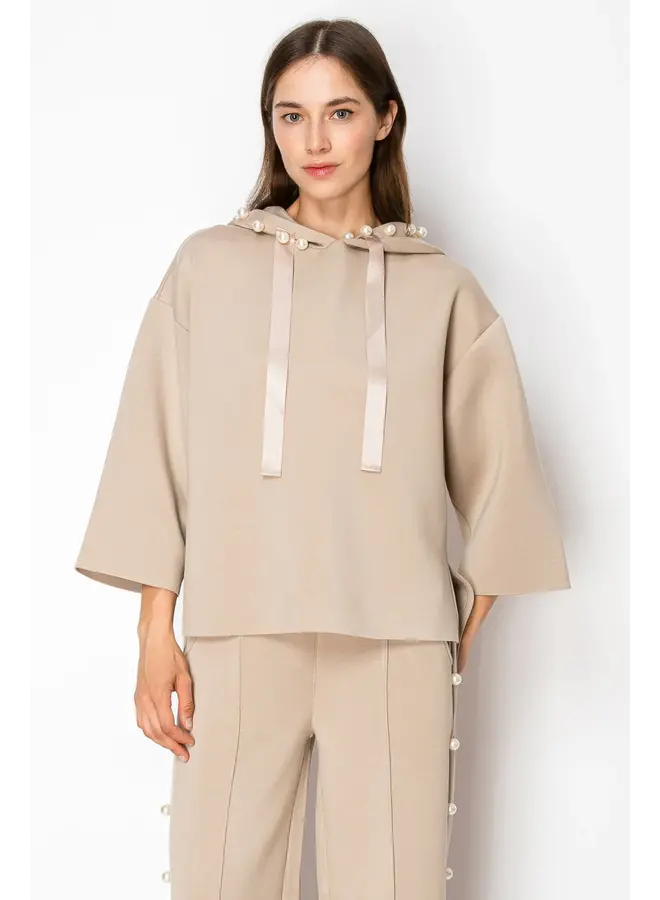 Francine French Scuba Pearl Hoodie