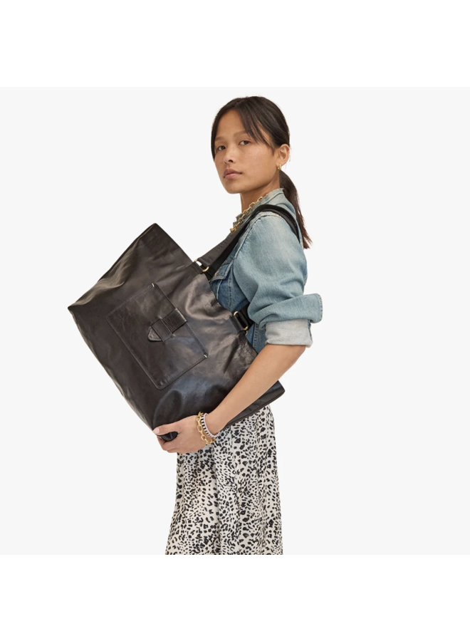 Grande Bateau Tote - Black New Look