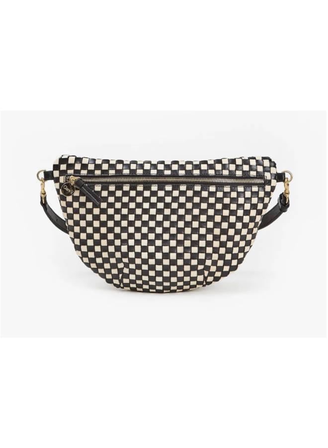 Grande Fanny - Woven Checker - Black/Cream