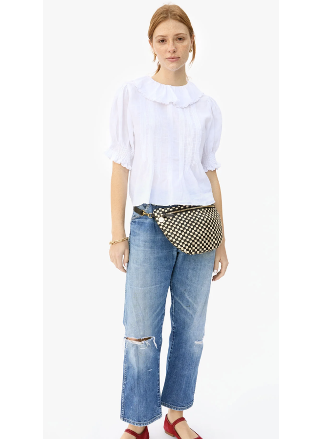 Grande Fanny - Woven  Black & Cream