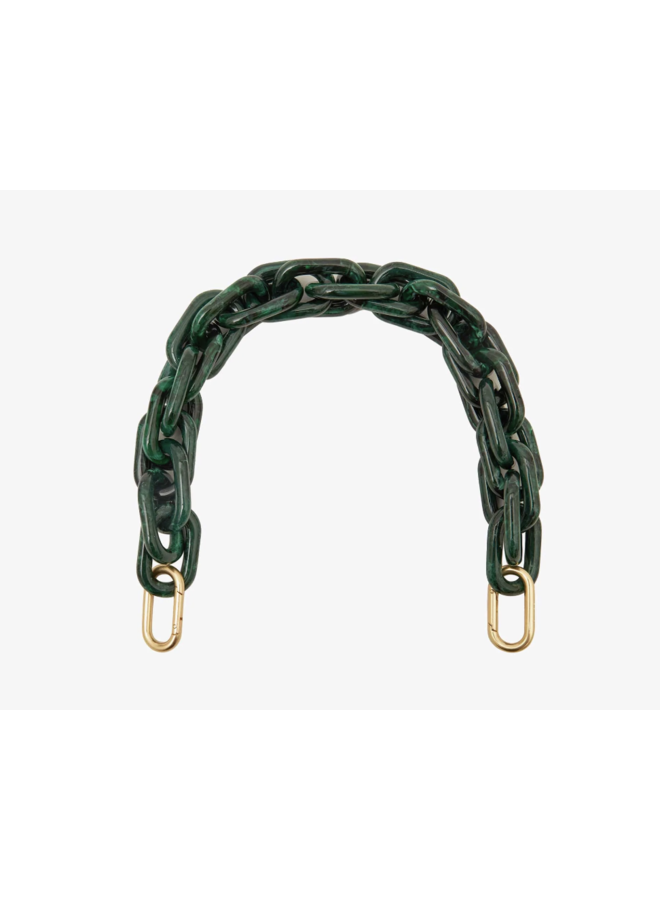 Shortie Strap - Malachite Resin