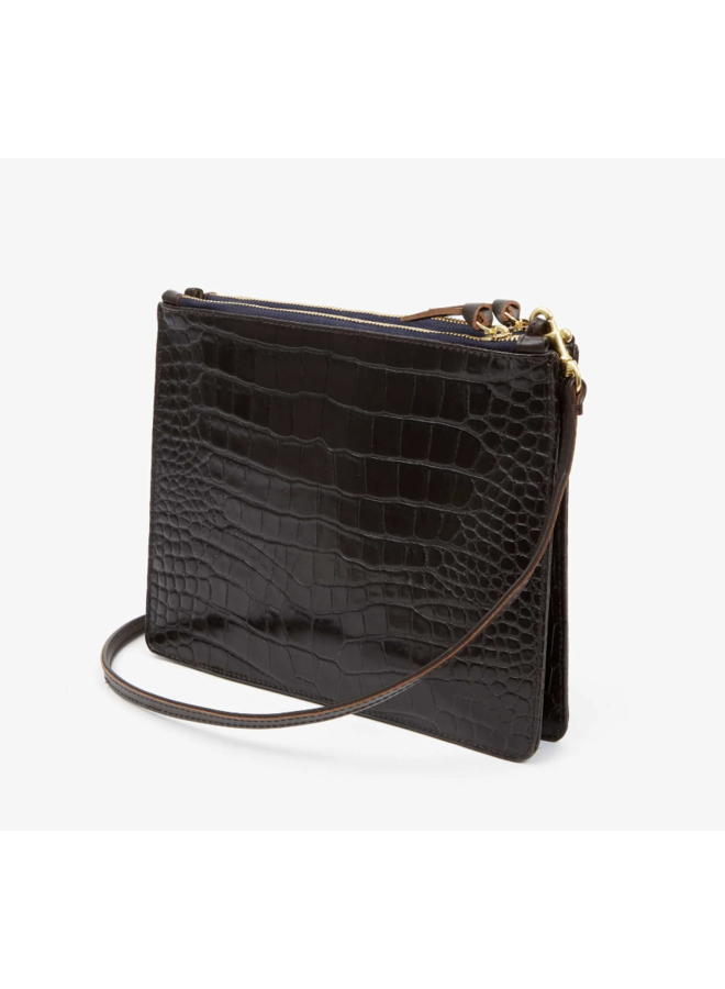 Double Sac Bretelle - Kalamata Croco