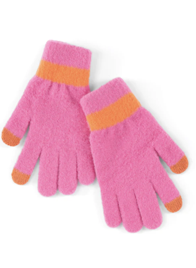 Ellis Touchscreen Gloves Pink