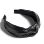 Knotted Faux Leather Headband