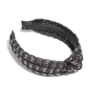 Mesh Bead Headband Black