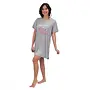 Silent Night Sleep Shirt Gray