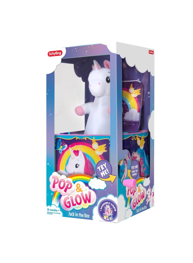 Unicorn Pop and Glow Jack-in-the Box