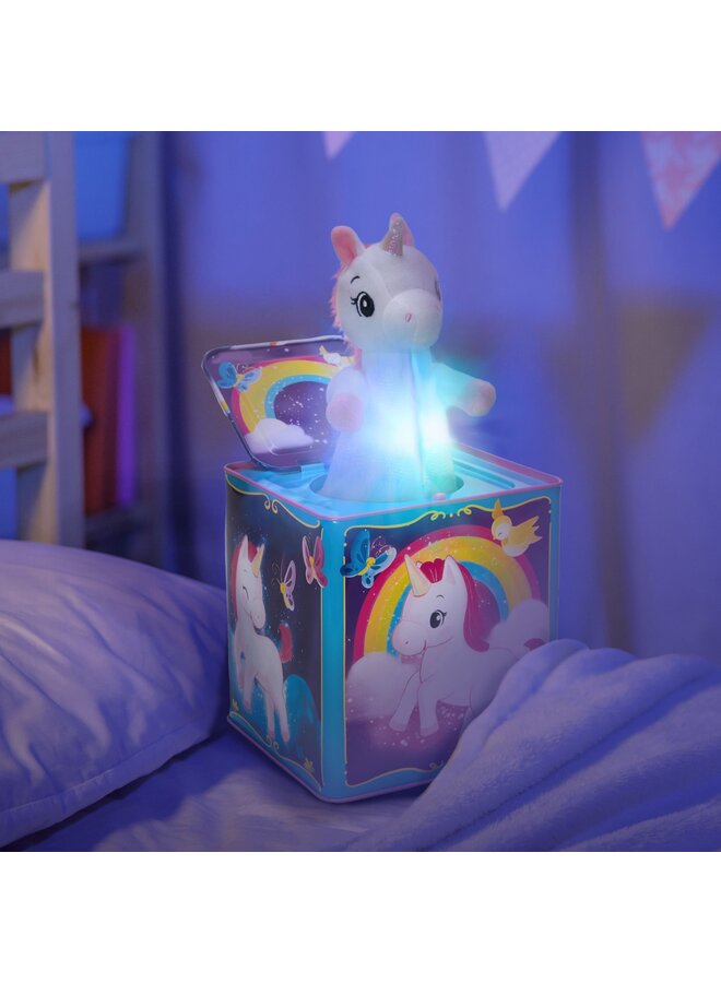 Unicorn Pop and Glow Jack-in-the Box