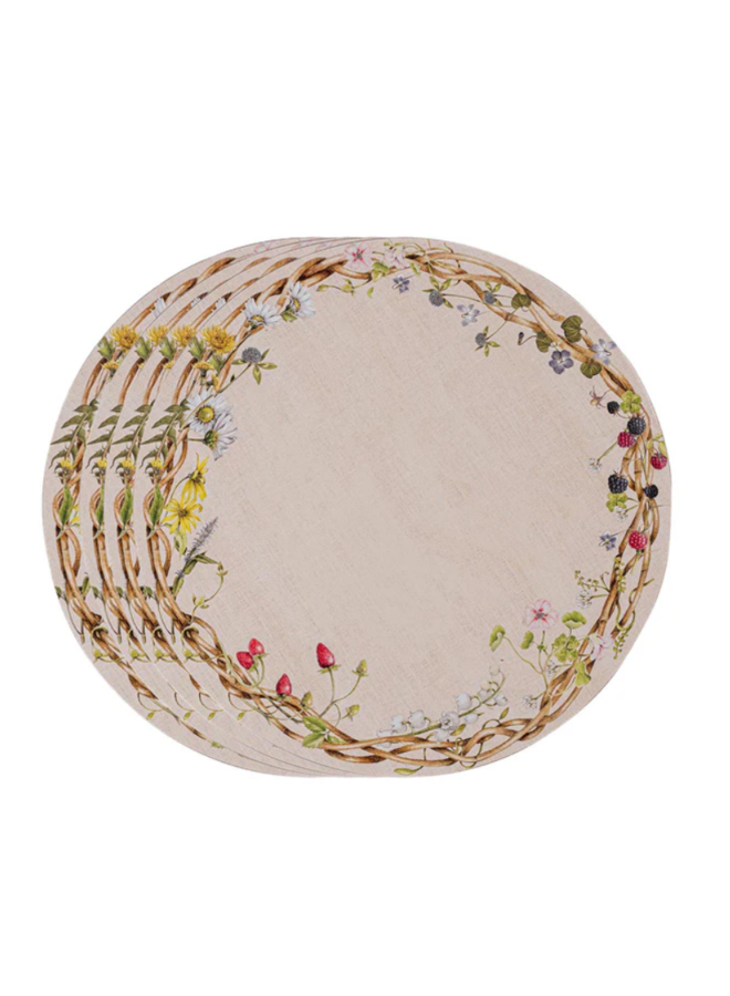 Meadow Walk Placemat Set/4 - Multi
