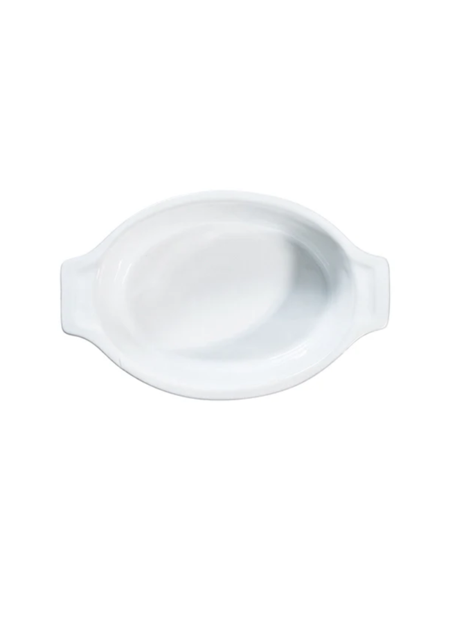 Puro 12" Oval Baker - Whitewash