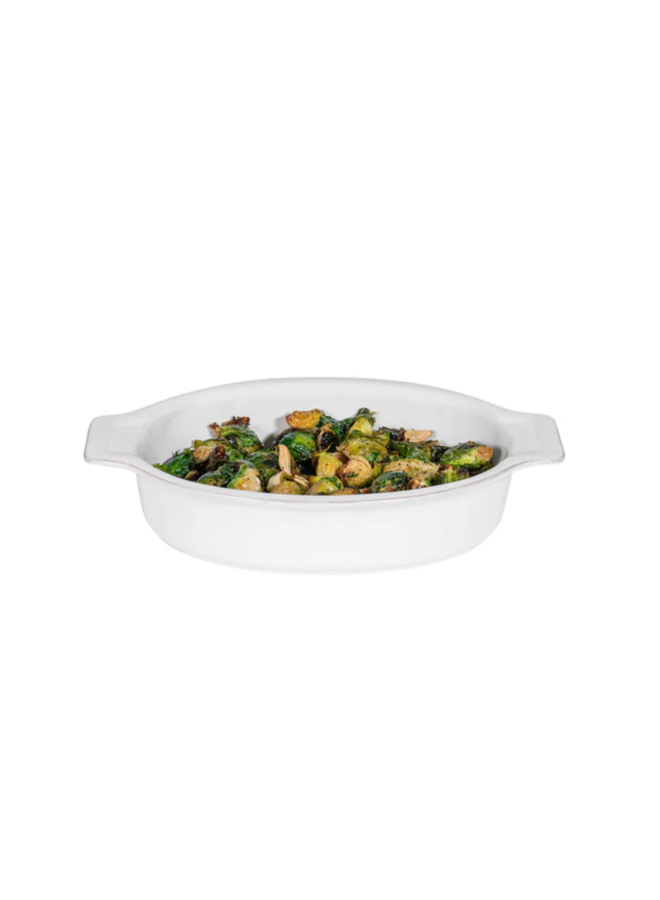 Puro 12" Oval Baker - Whitewash