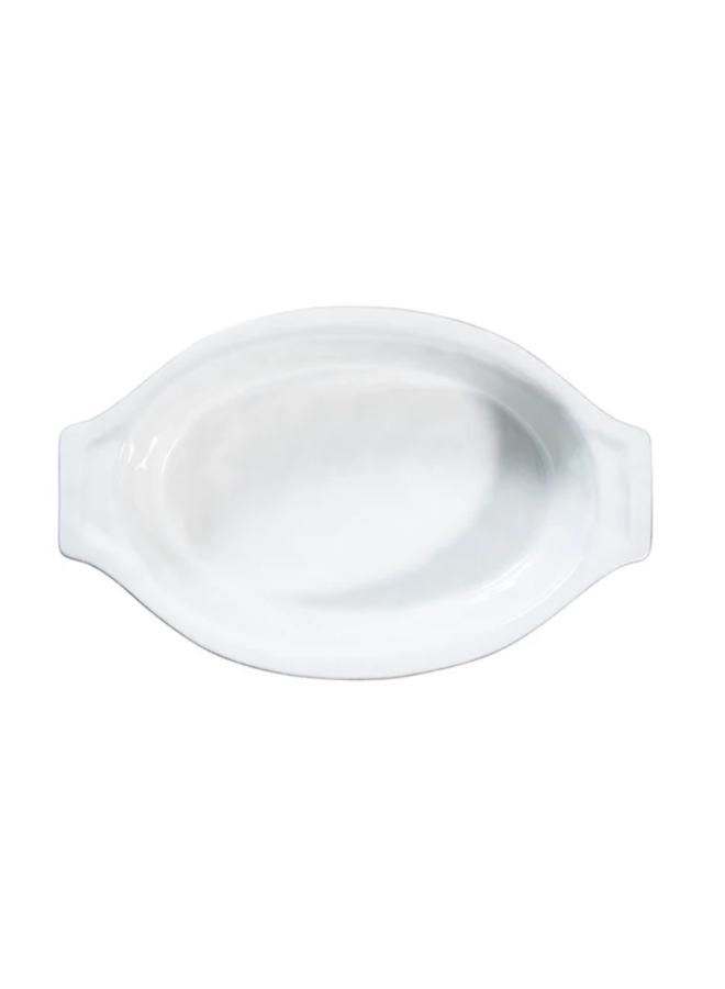 Puro 16" Oval Baker - Whitewash