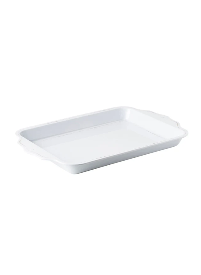 Berry & Thread Melamine Whitewash 24" Handled Tray