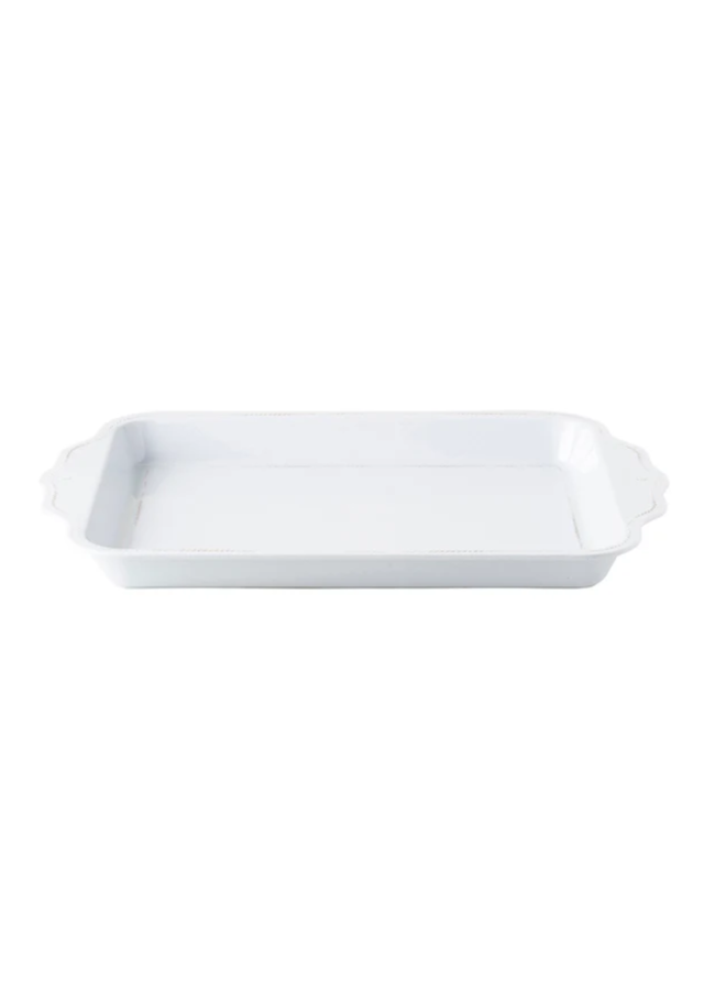 Berry & Thread Melamine Whitewash 24" Handled Tray