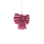 Striped Bow Ornament