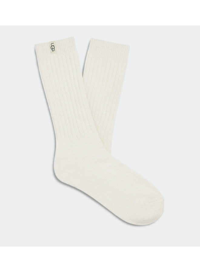 Rib Knit Slouchy Crew Sock