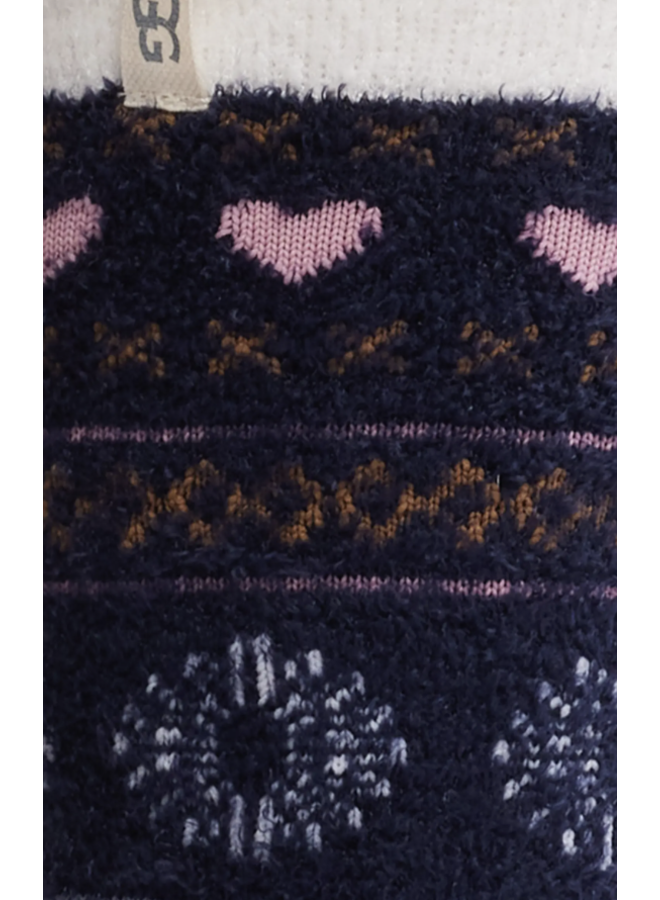 Leslie Graphic Crew Sock
