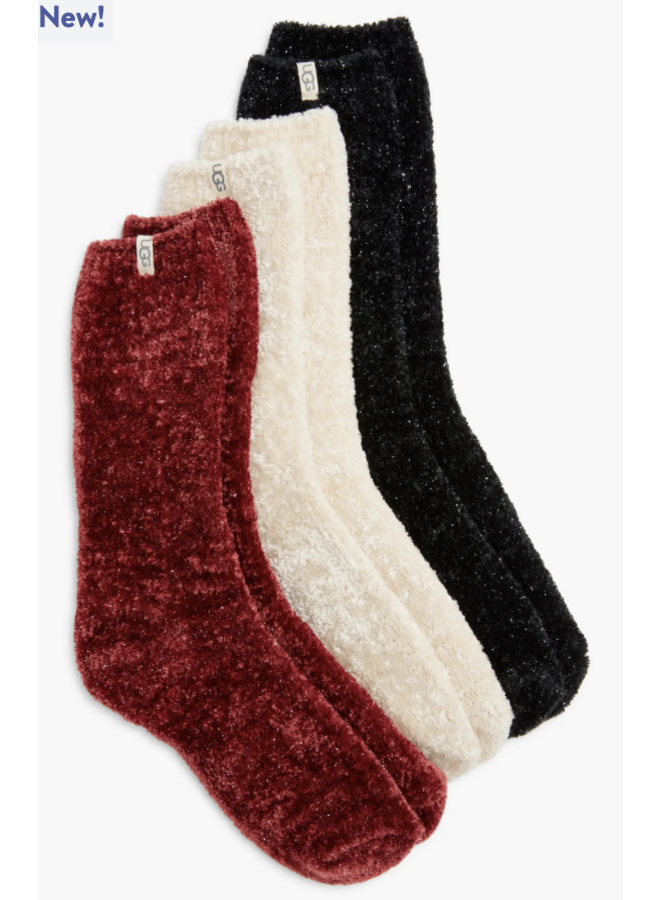 Leda Sparkle 3 Pack Socks